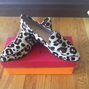 Kate Spade Leopard Print Loafers